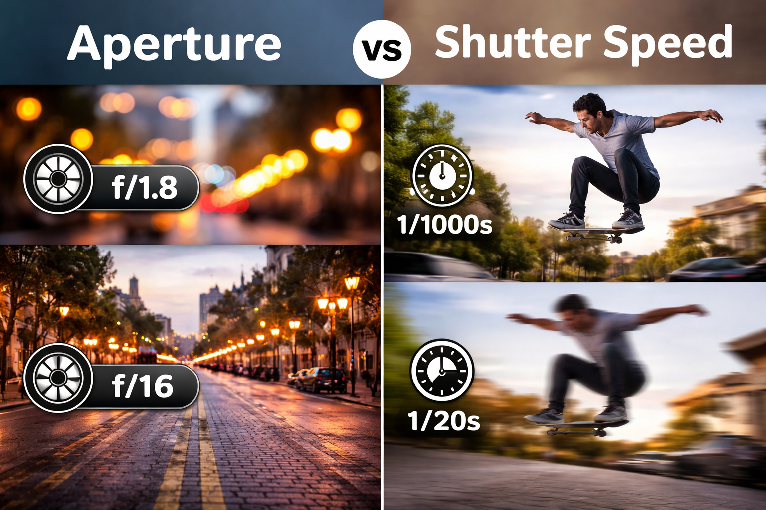 Aperture vs Shutter Speed How They Affect Your Photos