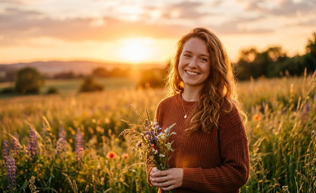 golden hour portrait photography warm natural light