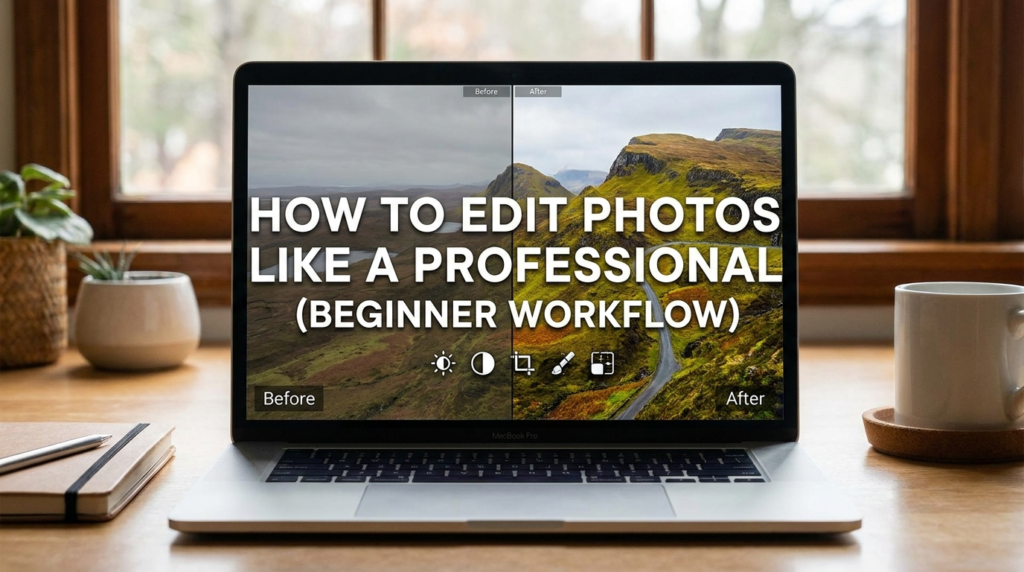 How to Edit Photos Like a Professional (Beginner Workflow)