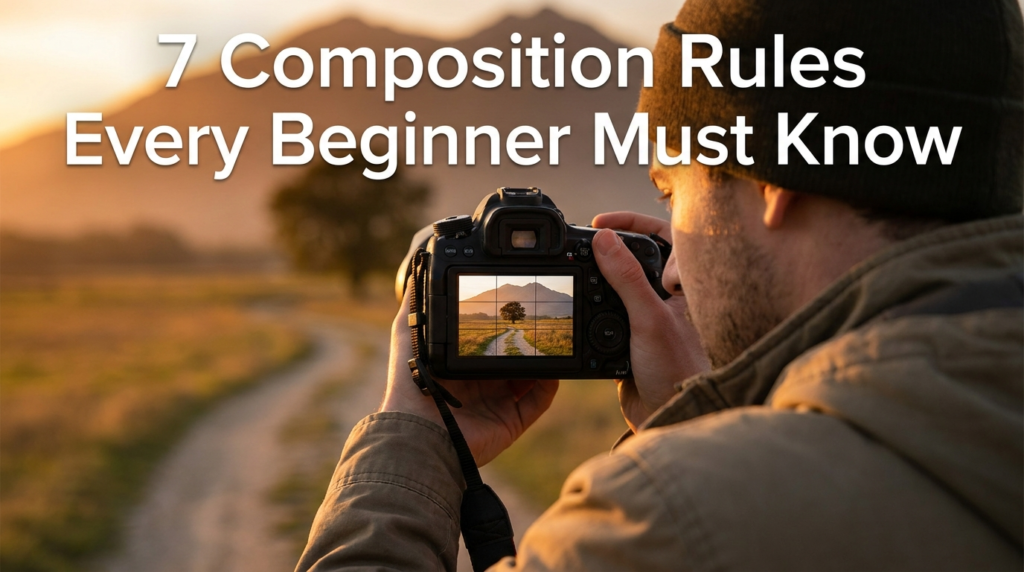 photography composition rules beginner example rule of thirds leading lines