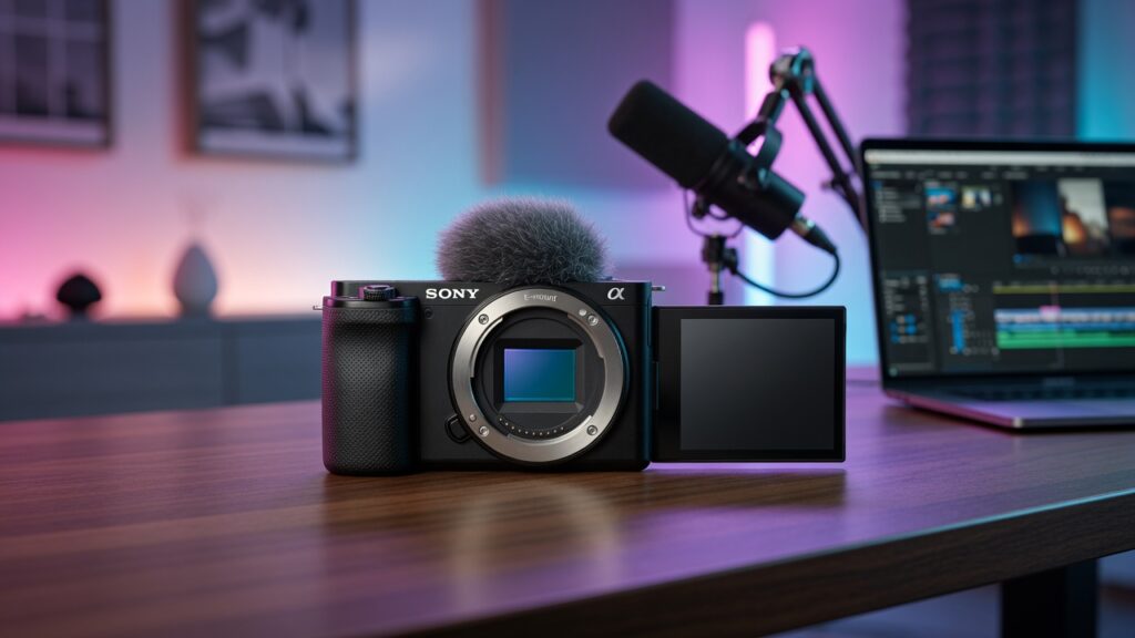 best budget camera for YouTube content creators Sony ZV-E10