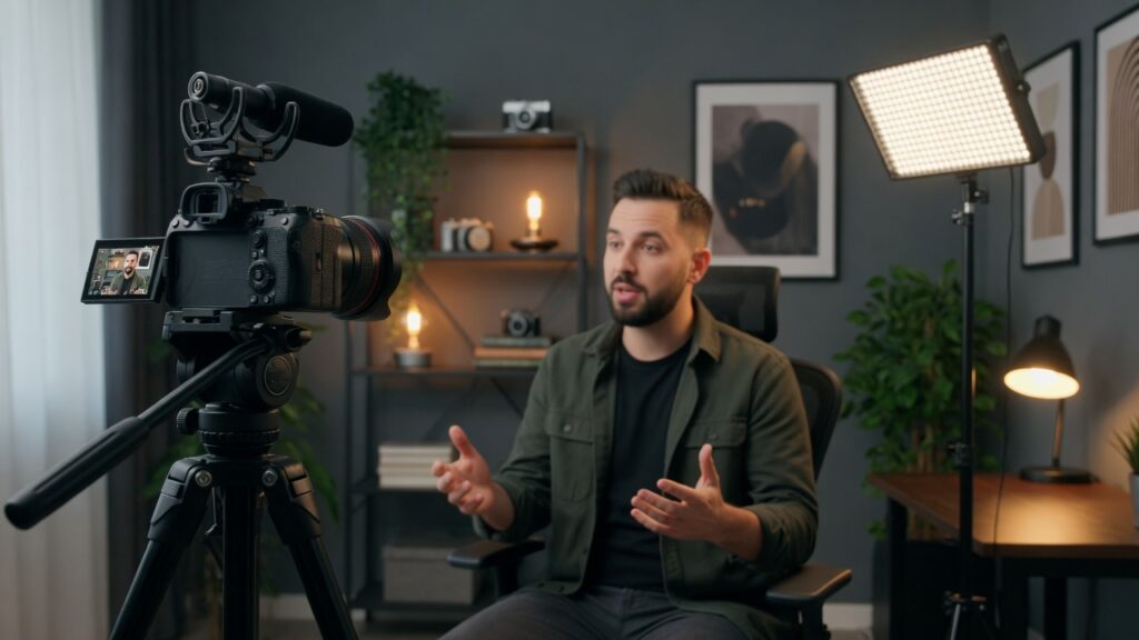 best camera settings for youtube videos studio setup