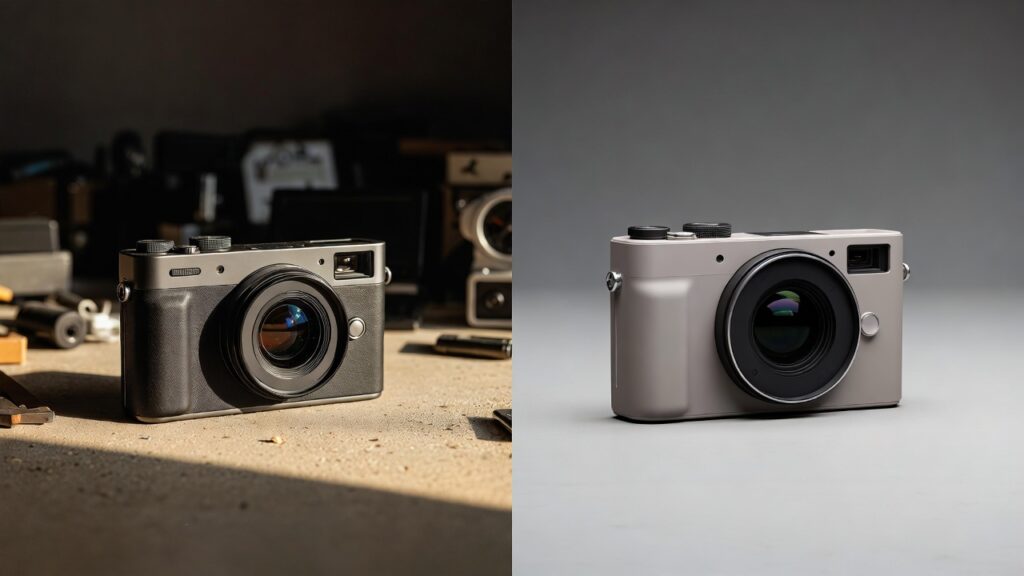 comparison between bad and professional product photography